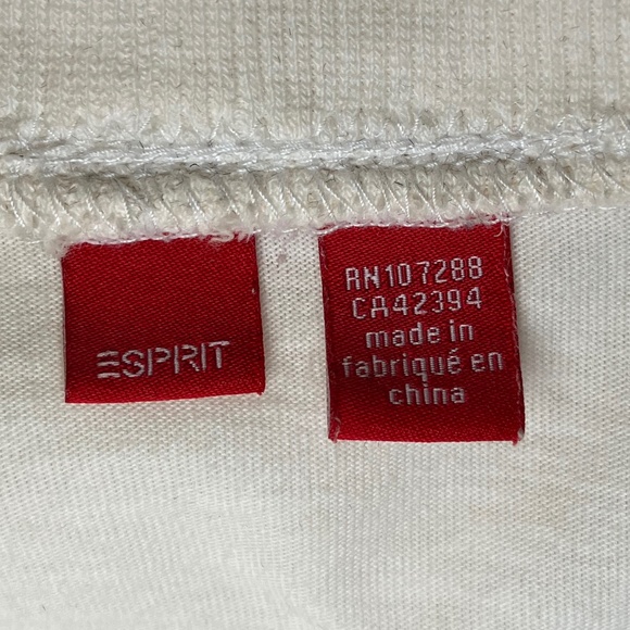 Esprit Vintage White Crop Button Up Shirt - Picture 4 of 6